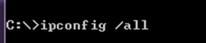 ipconfig all