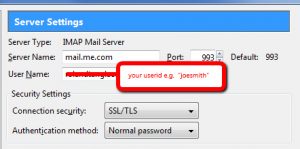 GMAIL IMAP SETTINGS
