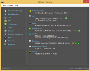 software to check the temperature of CPU