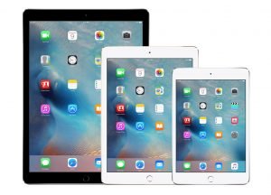 Different types of iPads