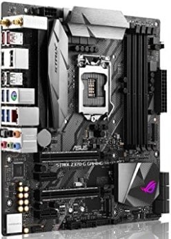 ASUS ROG Strix Z370-G Gaming (Wi-Fi AC) LGA1151 DDR4 DP HDMI M.2 Z370 microATX Motherboard with onboard 802.11ac WiFi, Gigabit LAN and USB 3.1 for 8th Generation Intel Core Processors